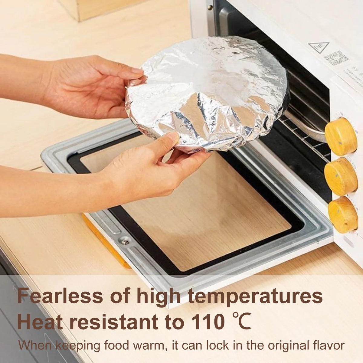 Reusable Aluminum Foil Food Insulation Covers – 10-Pack Bowl Lids