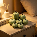 7-Piece Artificial Pumpkin Set – Halloween & Fall Harvest Decor