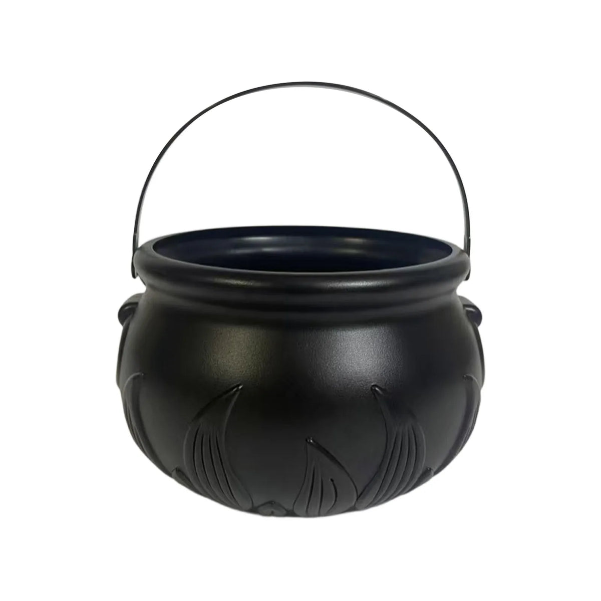 Halloween Witch Candy Bucket Resin Flame Pot Party Décor