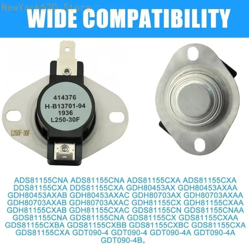 L250-30F Auto Reset Limit Switch – Thermostat Replacement Part