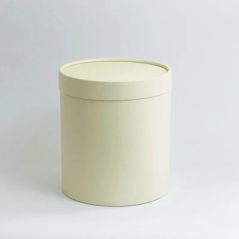 Round Flower Gift Box Kraft Paper Packaging Bucket – Wedding Party