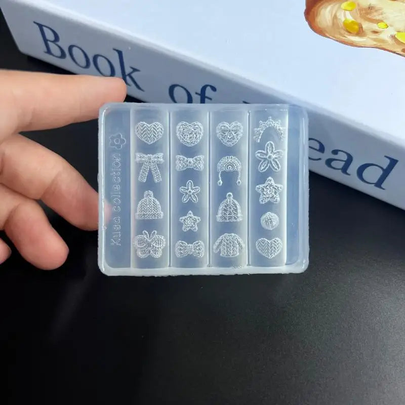 Rose Skull Silicone Nail Art Mold – DIY Skeleton Carving