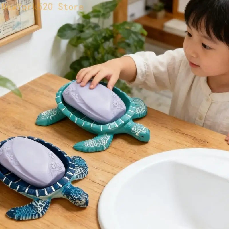 Draining Resin Soap Tray Holder – Bathroom & Kitchen Organizer