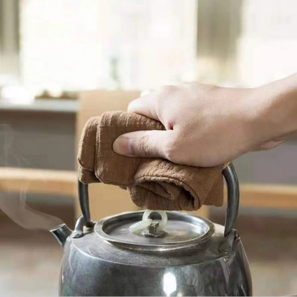 Cotton Embroidered Tea Towel – Absorbent, Reusable Kitchen Cloth