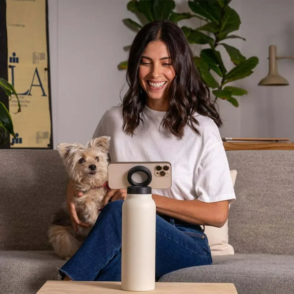 2-in-1 Magnetic Phone Holder & Large Vacuum Flask | VIBE