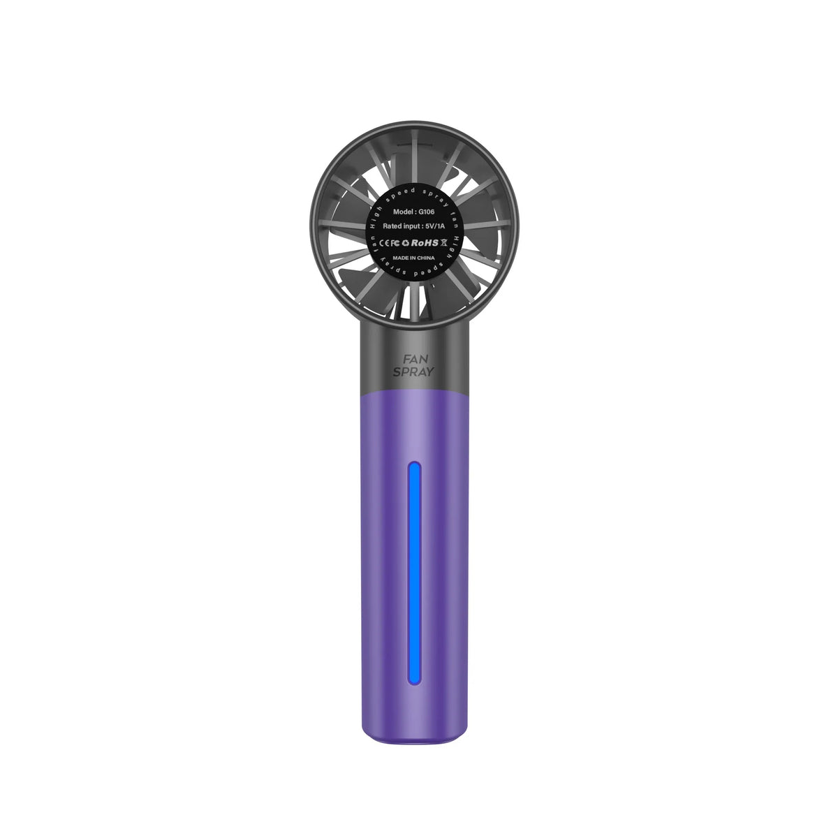 VIBE Handheld Mist Fan – Portable USB Turbine Spray Cooling