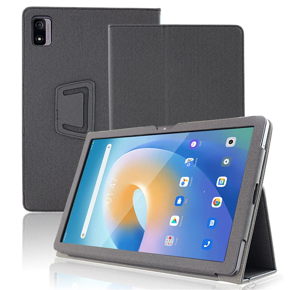 PU Leather Tablet Case 10.51" with Hand Strap – Drop & Dust Protection