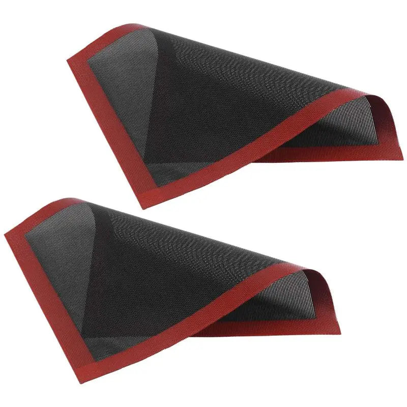 2-Pack Non-Stick Silicone Baking Mat – Perforated Mesh Oven Liner