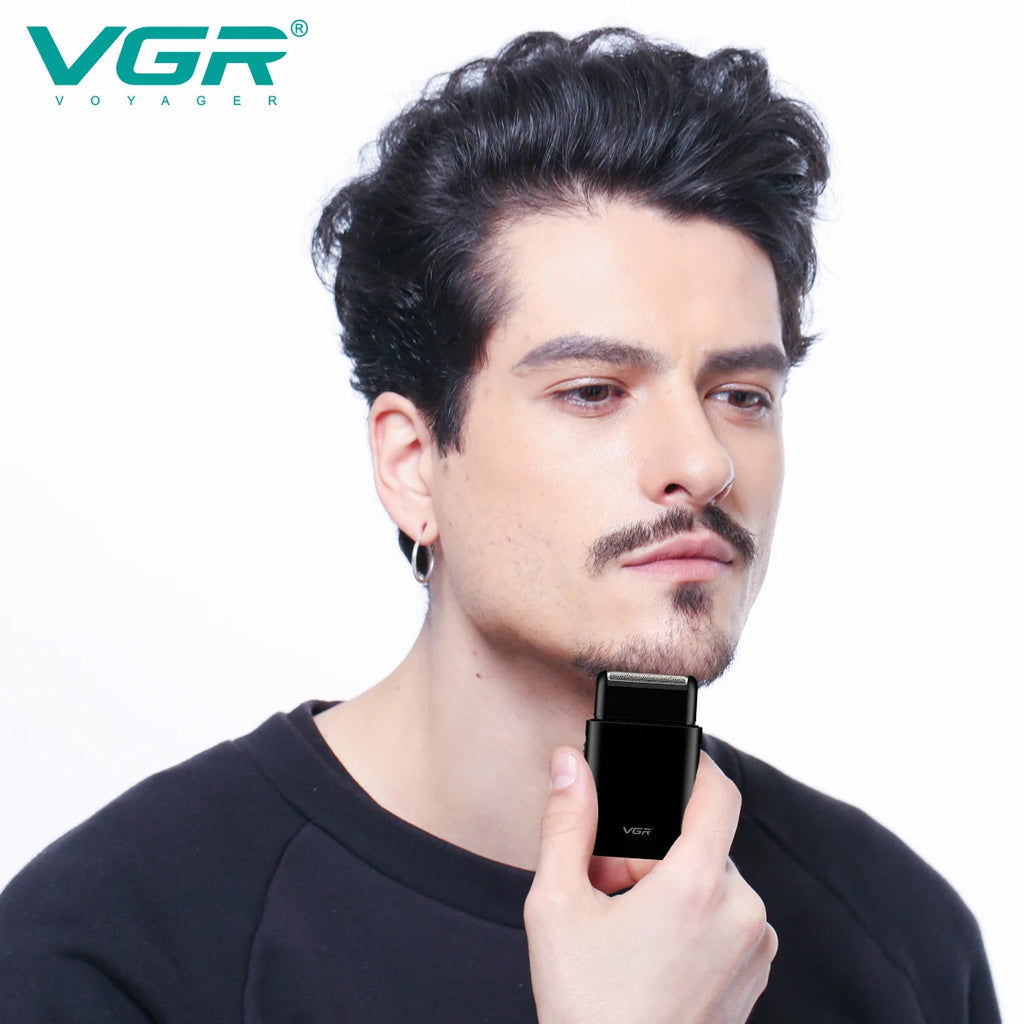 VGR V-390 Mini Electric Shaver & Beard Trimmer for Men