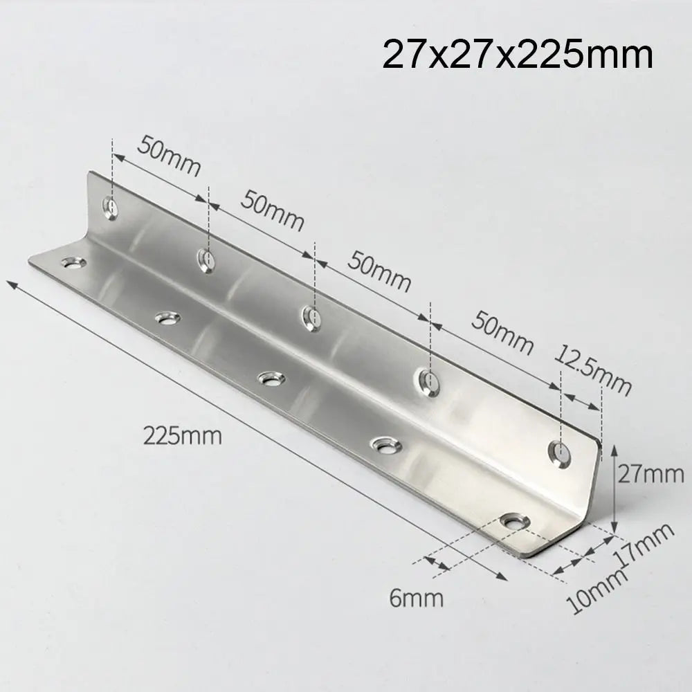 Stainless Steel 90° L-Shape Corner Brackets – Furniture Hardware
