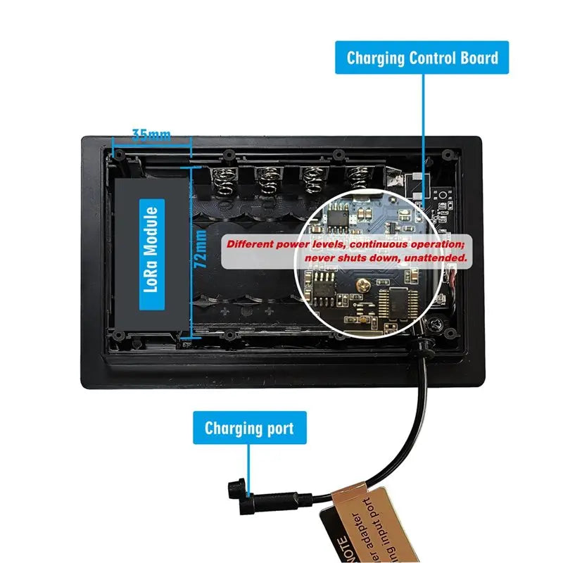 Solar Panel 18650 Battery 12V Output Remote Control Timer