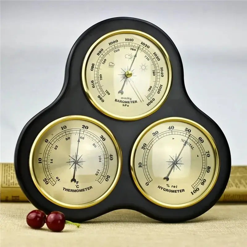 Wall Mounted Barometer Thermometer Hygrometer – No Battery