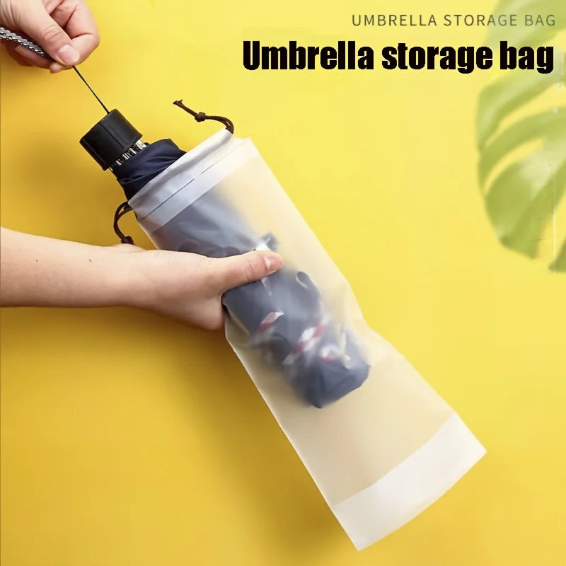 Umbrella Storage Bags with Drawstring – Semi-Transparent PP Plastic