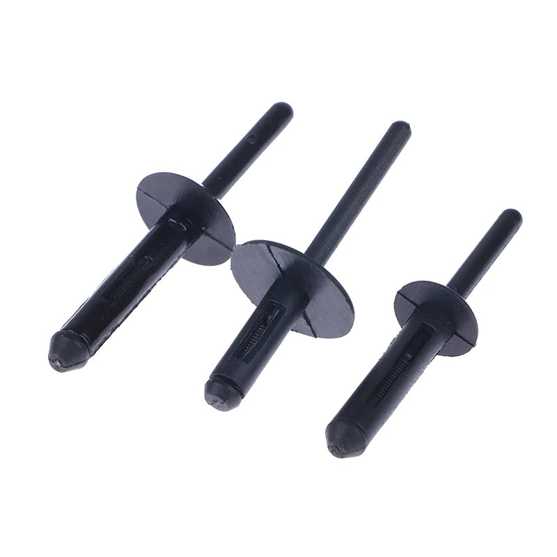 10Pcs Black Plastic Blind Rivet Clip Retainer for BMW VW Ford