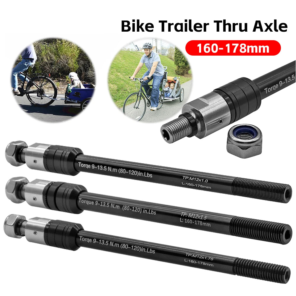 M12 Bicycle Trailer Thru Axle Hitch P1.0/1.5/1.75 | MOJOYCE