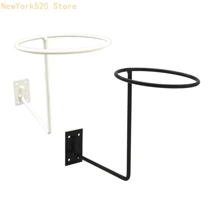 Wall-Mounted Motorcycle Helmet Hanger & Hat Storage Rack