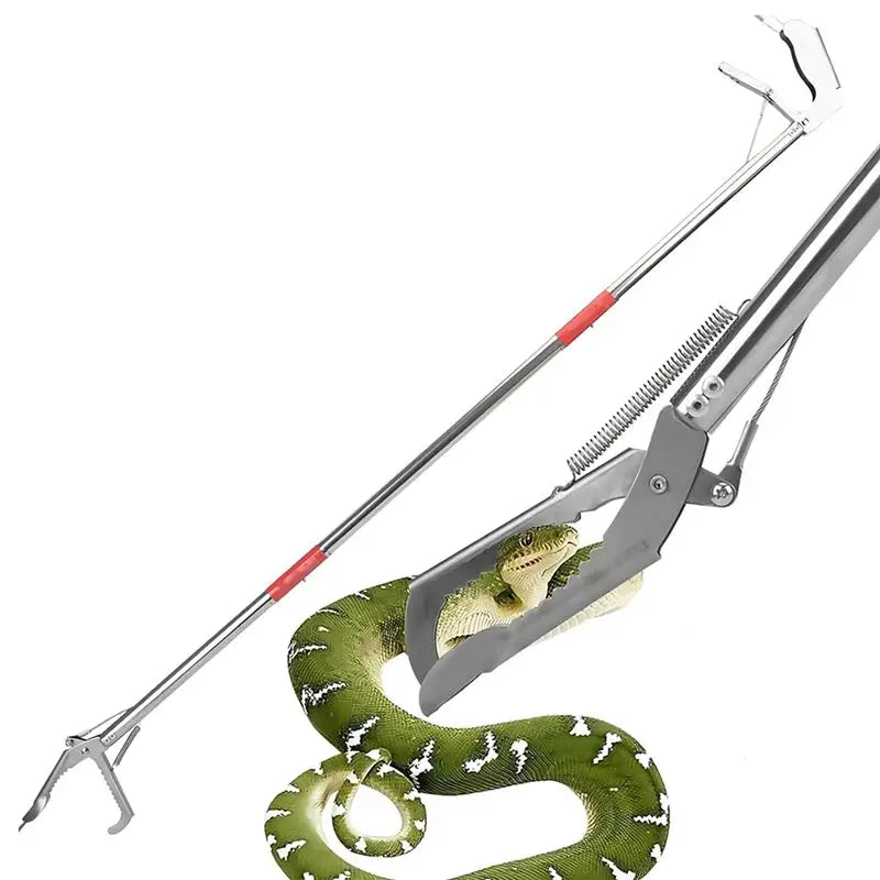 2-Pack 50" Collapsible Snake Grabber Tool – Stainless Steel