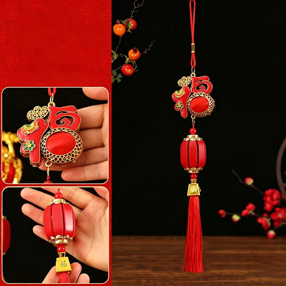 Zodiac Goat Gold Ingot Ornament | Lunar New Year Pendant