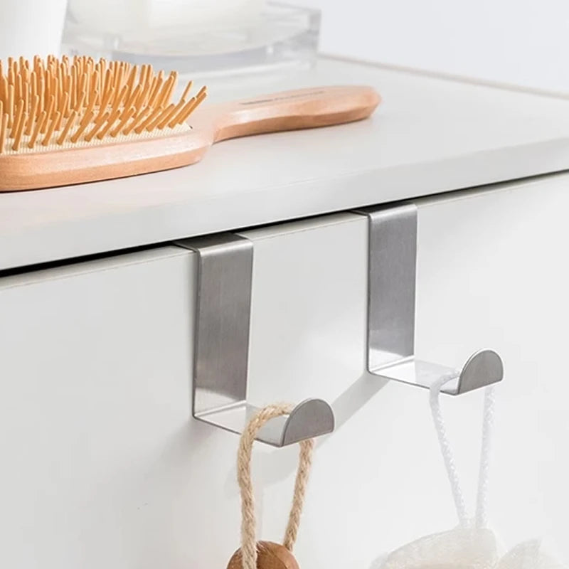 Z-Shaped Stainless Steel Hook – Cabinet Door & Wall Hanger