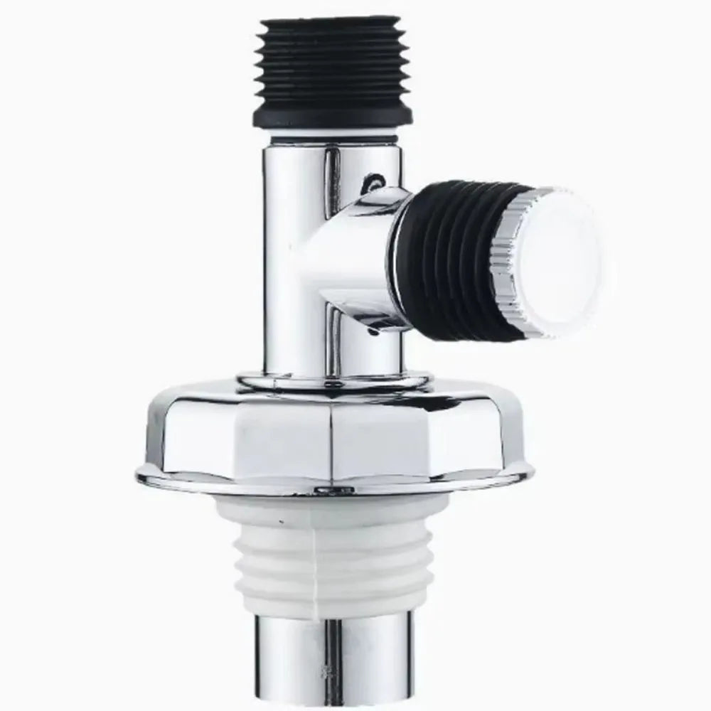 Washing Machine Drain Hose Tee Connector – Chrome Plated