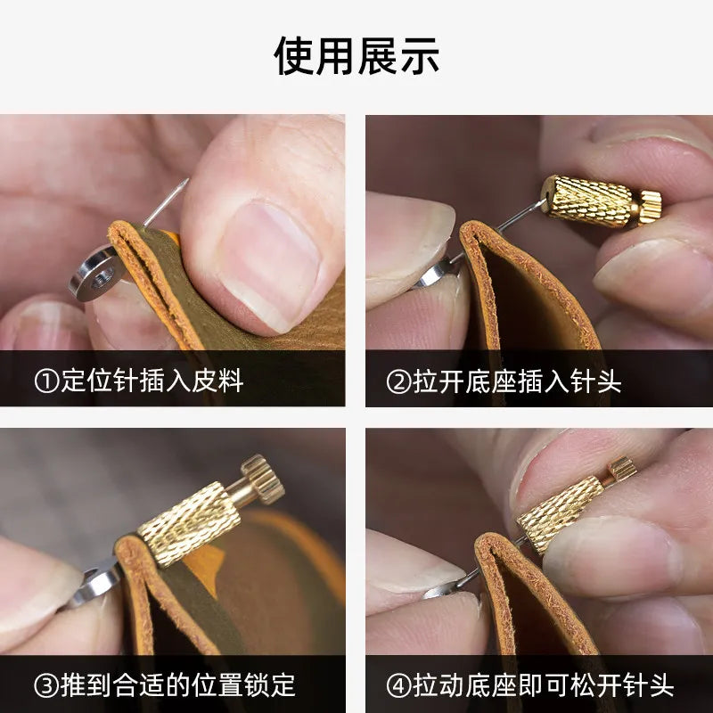 Leather Suture Positioning Needle – DIY Leather Craft Fixing Tool