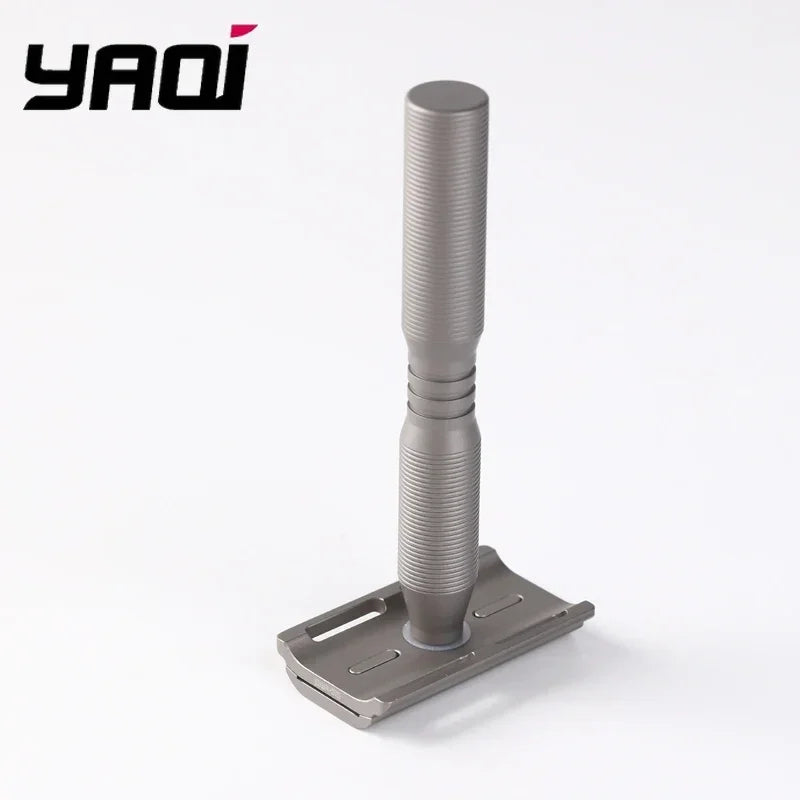 YAQI Ghost Titanium Safety Razor – Lightweight Men's Shaver