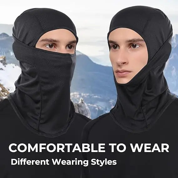 VIBE Quick-Dry Balaclava Full-Face Mask – 3/6/9 Pack