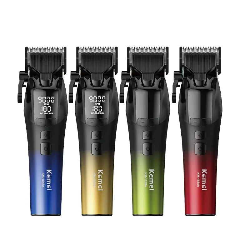Kemei 9000RPM Cordless Hair Clipper Professional Grooming Kit