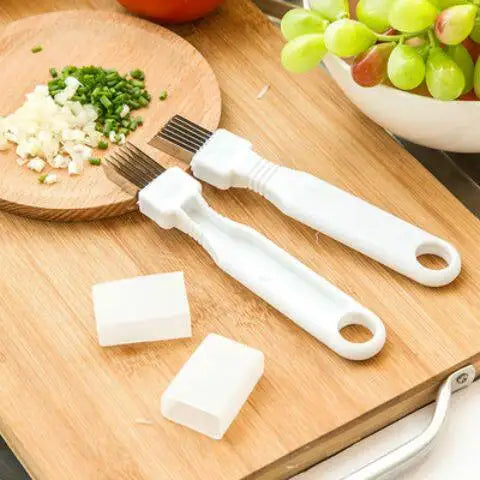 Stainless Steel Green Onion Slicer & Vegetable Shredder