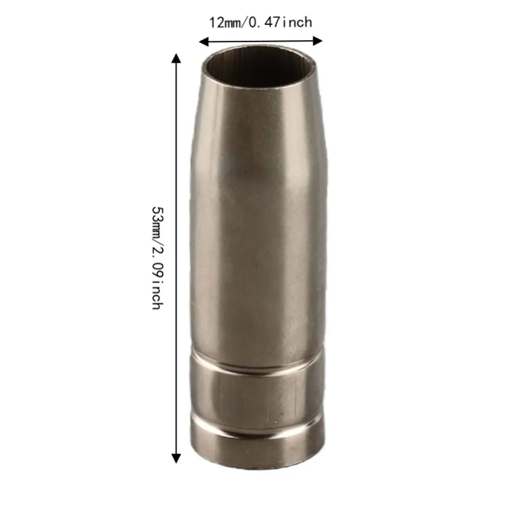 10-Pack Brass MIG Welding Gas Nozzle 12mm Insert MB15
