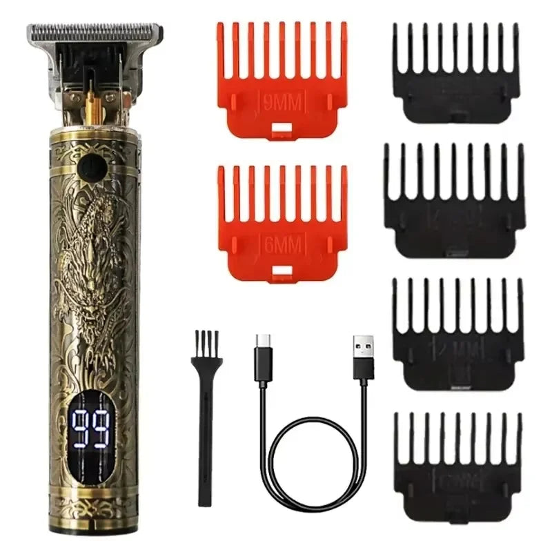 XMSJ T9 Cordless Hair Clipper & Beard Trimmer – USB Charging