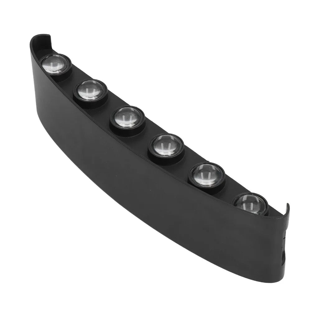 12W IP65 Waterproof LED Wall Sconce Warm White Dual-Direction