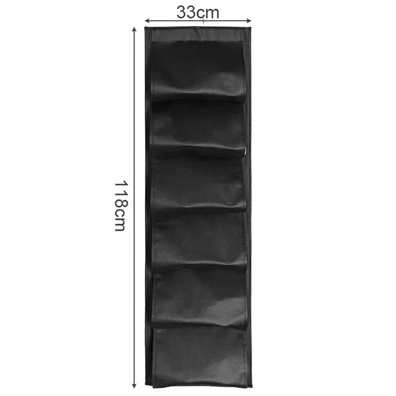 Hanging Shoe Organizer Bag – Multi-Layer Foldable Wardrobe Storage