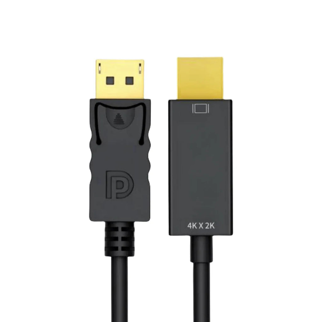 4K DisplayPort to HDMI Cable 3m – DP Adapter for PC, TV & Monitor