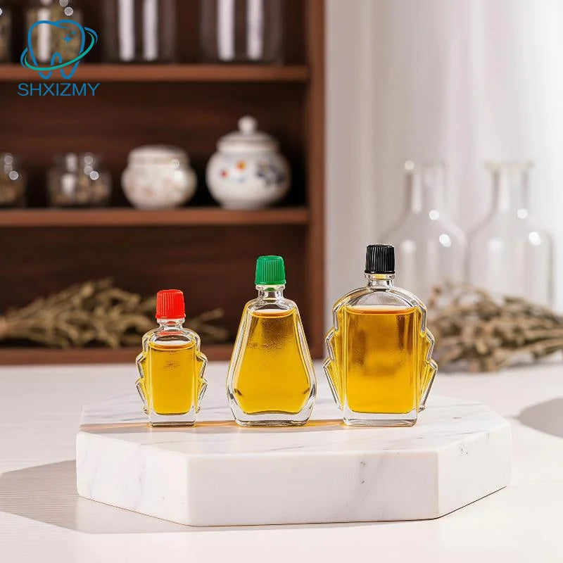 Mini Glass Vials with Lids – Leakproof Travel Oil Bottles