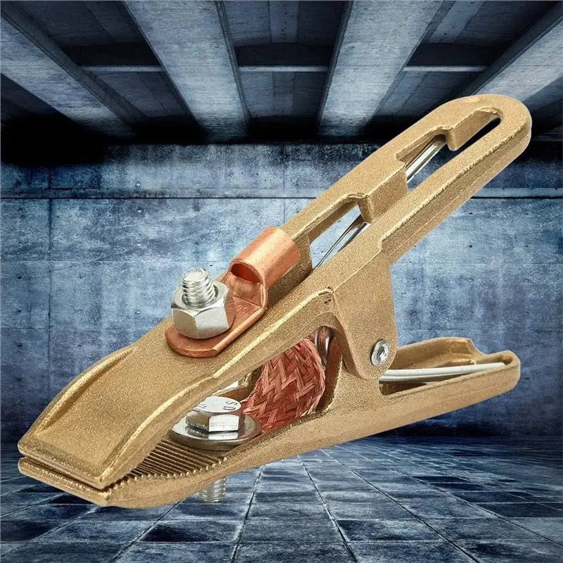 Brass Ground Clamp 500A Heavy Duty Welding Earth Clip