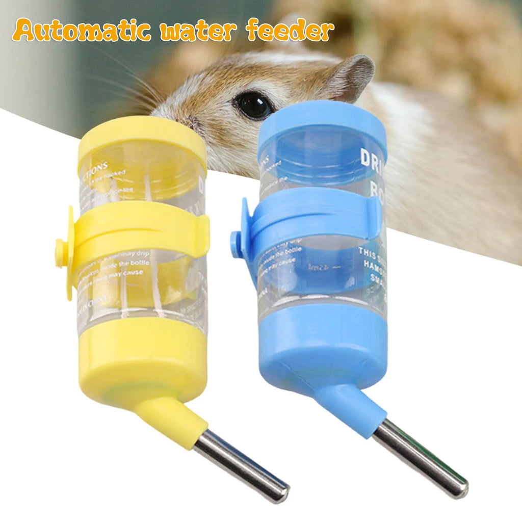 No-Drip Hamster Water Bottle 80/125ml – Small Animal Dispenser