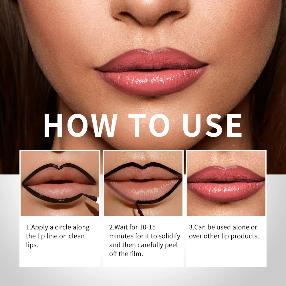 Peel Off Lip Liner Tattoo – Matte Waterproof Long-Lasting Stain