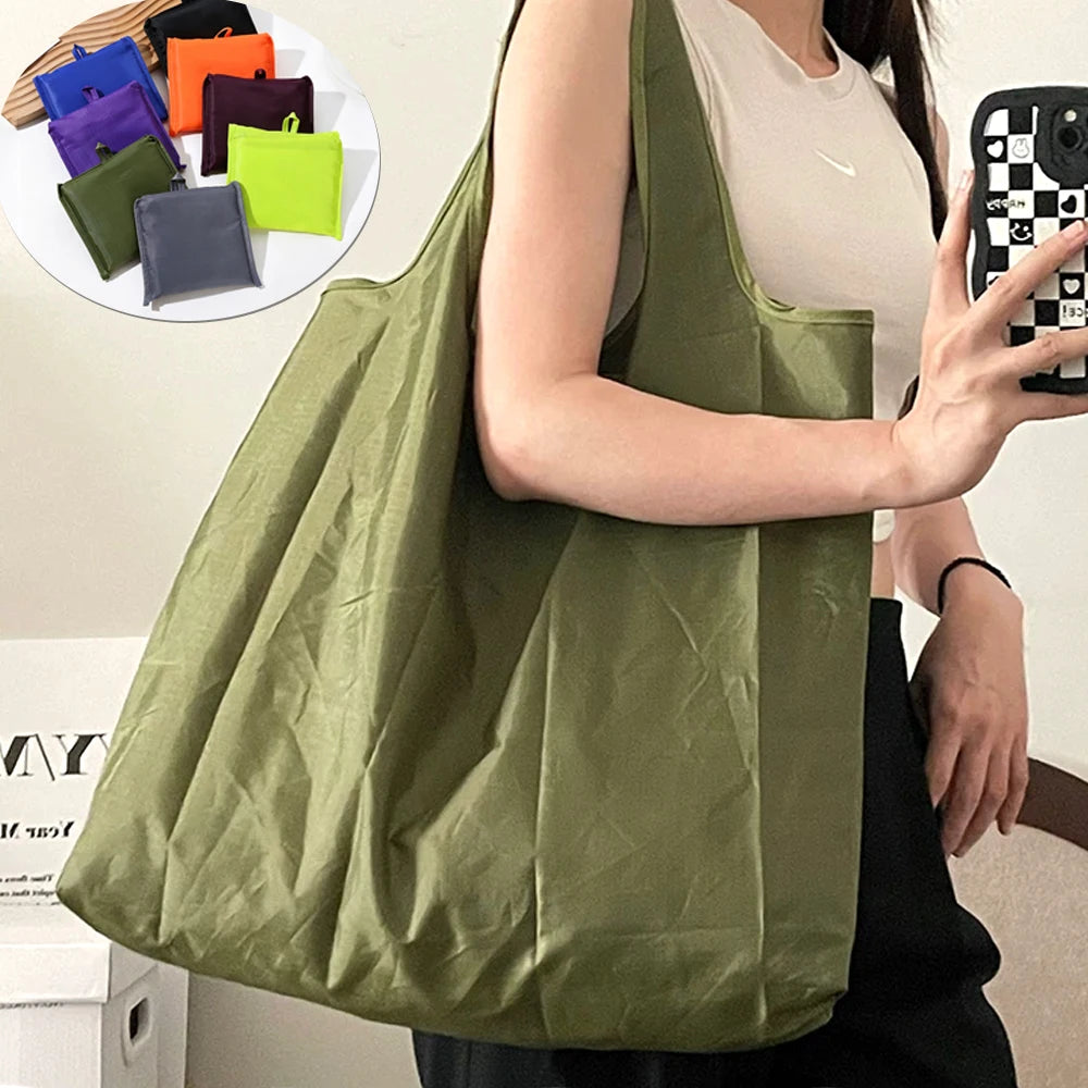 KindFuny Reusable Foldable Grocery Tote Bag | Eco-Friendly