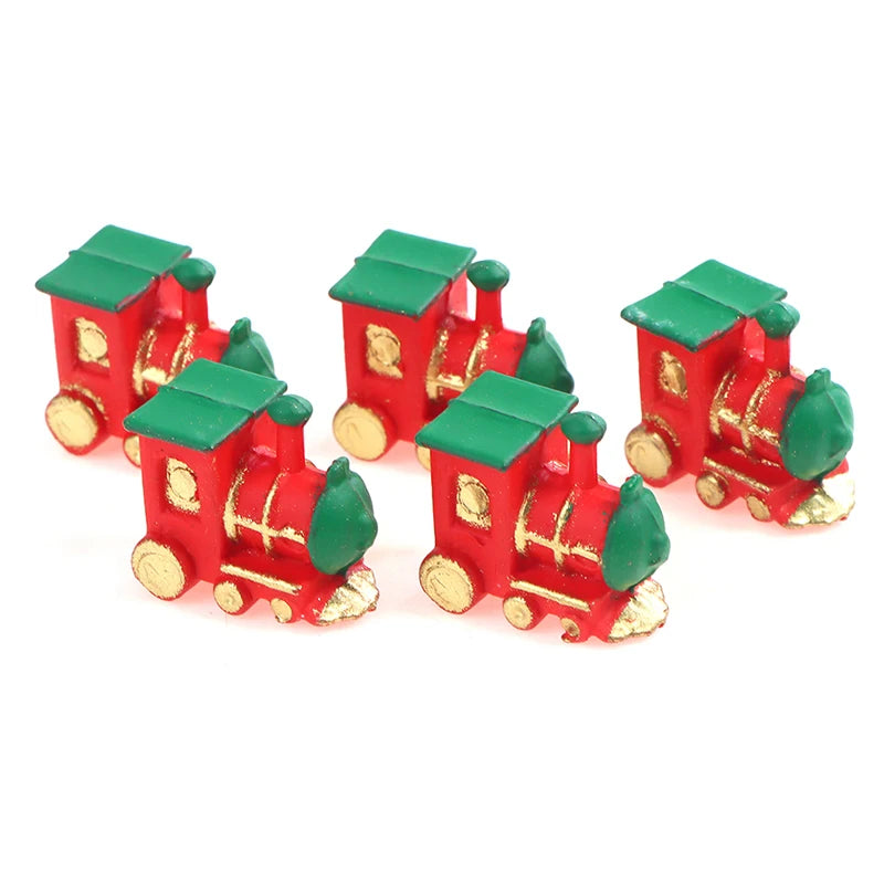 1:12 Dollhouse Miniature Train Model Decor Accessory