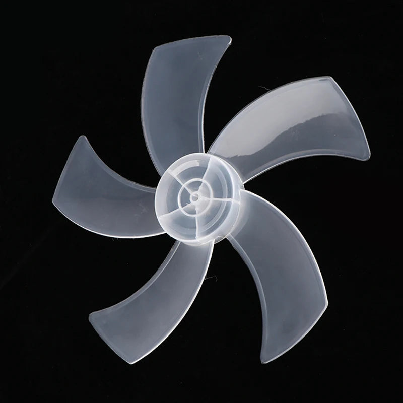 16-Inch 5-Leaf Replacement Fan Blade with Nut Cover – PP Plastic