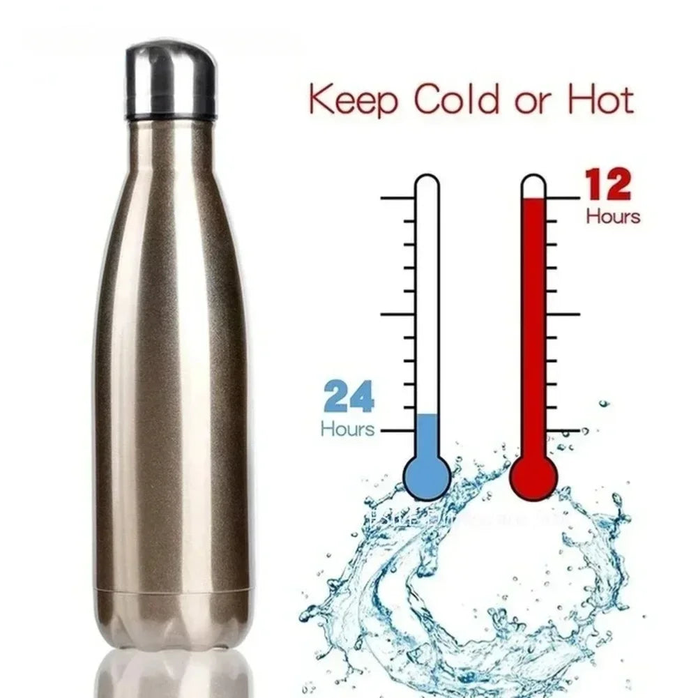 Double Wall Stainless Steel Insulated Vacuum Flask Thermos