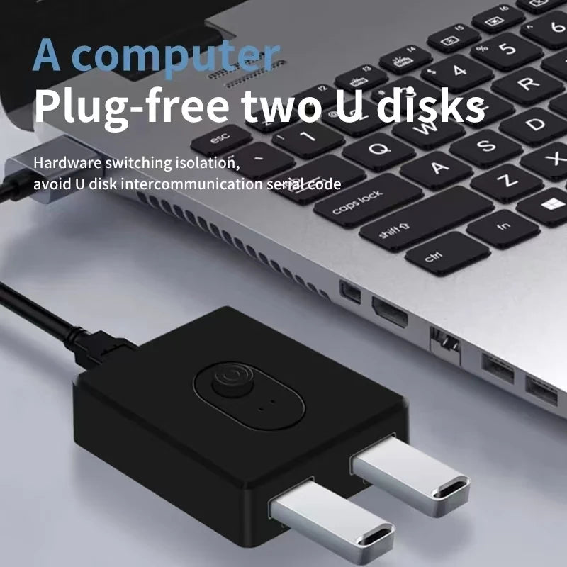 USB 2.0/3.0 Bidirectional Switch Hub – Share PC Devices Easily