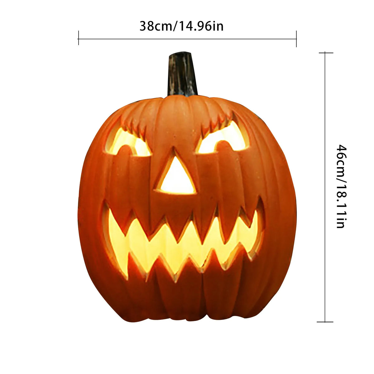 Halloween LED Pumpkin Light – Jack O' Lantern Lamp Decor