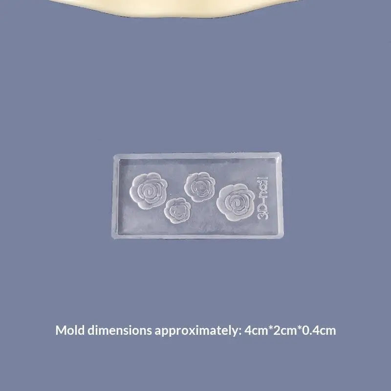 3D Silicone Nail Mold Template – DIY Nail Art Carving Tool