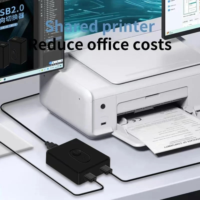 USB 2.0/3.0 Bidirectional Switch Hub – Share PC Devices Easily