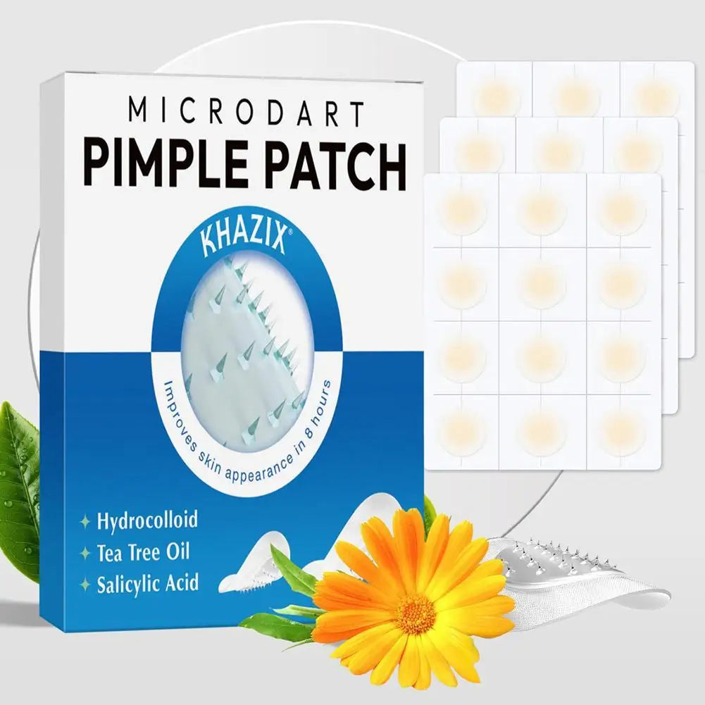 Hydrocolloid Acne Patches Invisible Microneedle Blemish Stickers 24pc