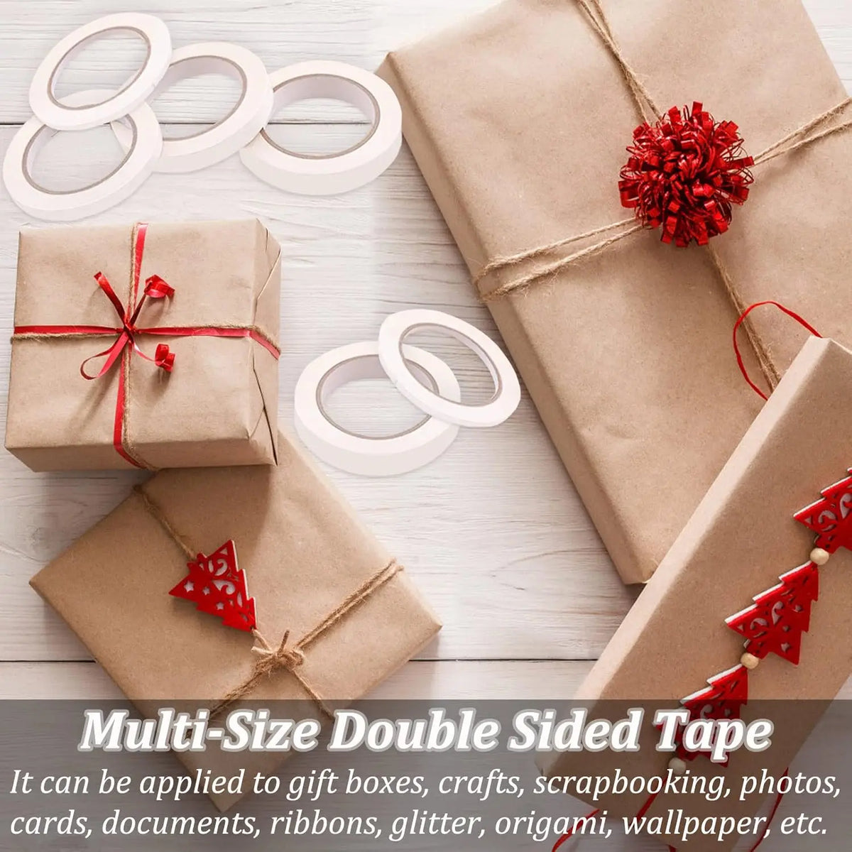 Double Sided Adhesive Tape 50M Roll – Arts, Crafts & Scrapbooking