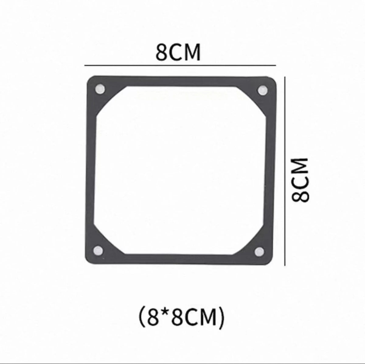 Silicone Fan Damping Pads 80 90 120 140mm Anti-Vibration