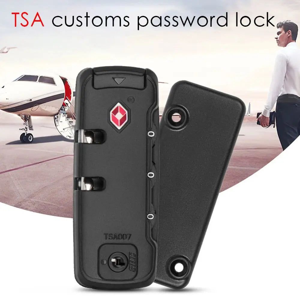 TSA 4-Digit Combination Padlock – Weatherproof Security Lock